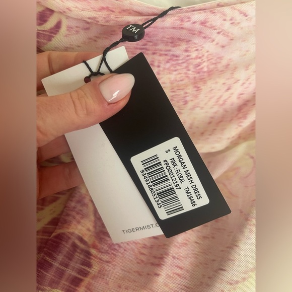 [NWT] Tiger Mist Morgan Dress - Strapless Pink Floral Maxi - Small - Picture 14 of 14